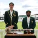 Cummins and temba bavuma with wtc trophy